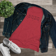 Load image into Gallery viewer, Women's  "Slippery Lick" Triblend Tee
